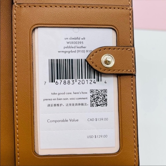 Kate Spade Small Slim Bifold Wallet - Picture 6 of 6